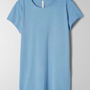 Aritzia Foundation Crew T-Shirt Blue